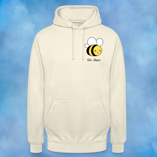 Bee Happy Unisex Hoodie