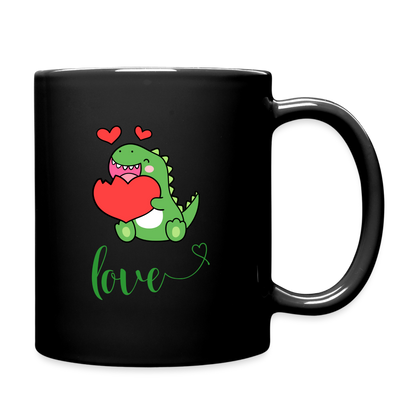 Dino Love Mug - black