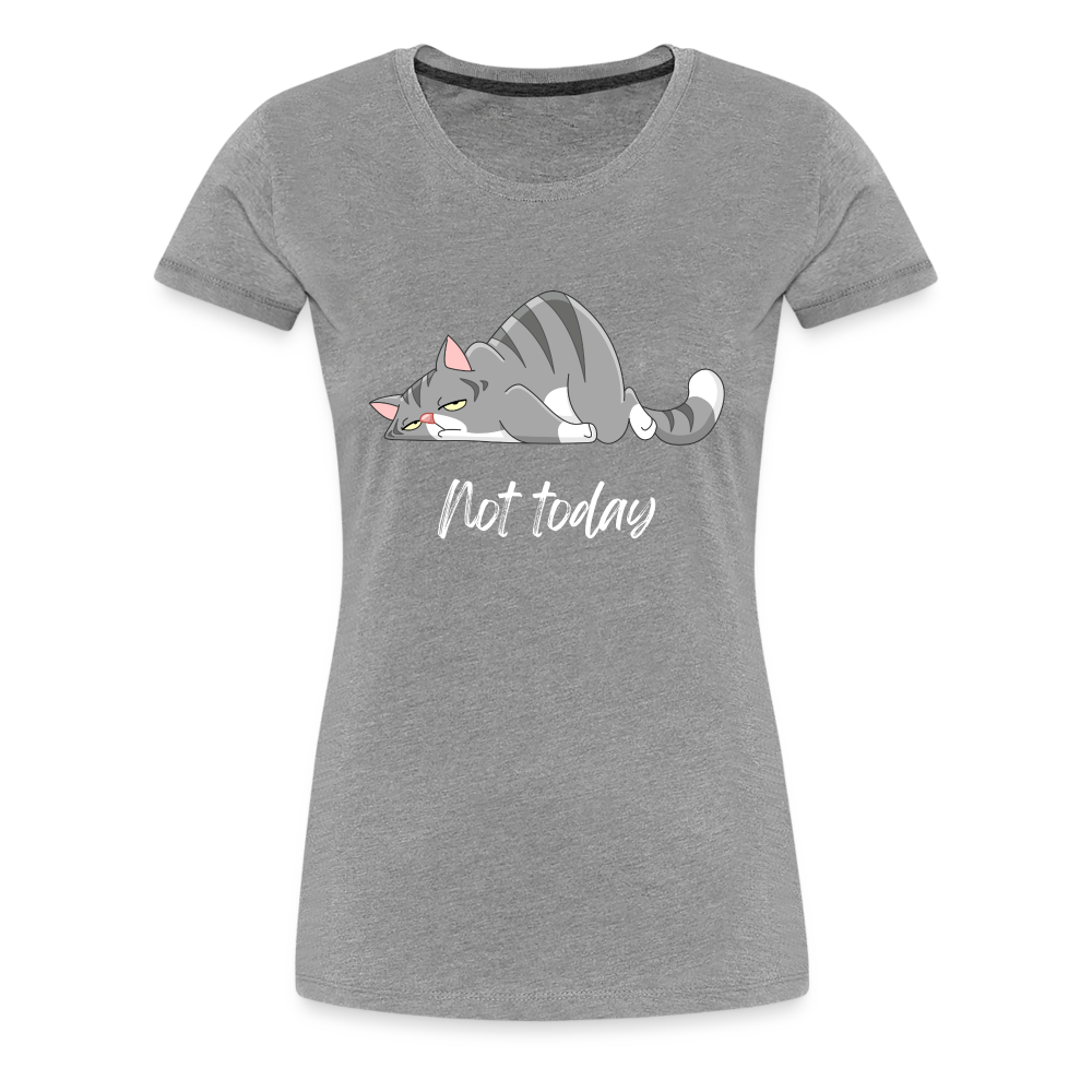 Not Today Tee - heather grey