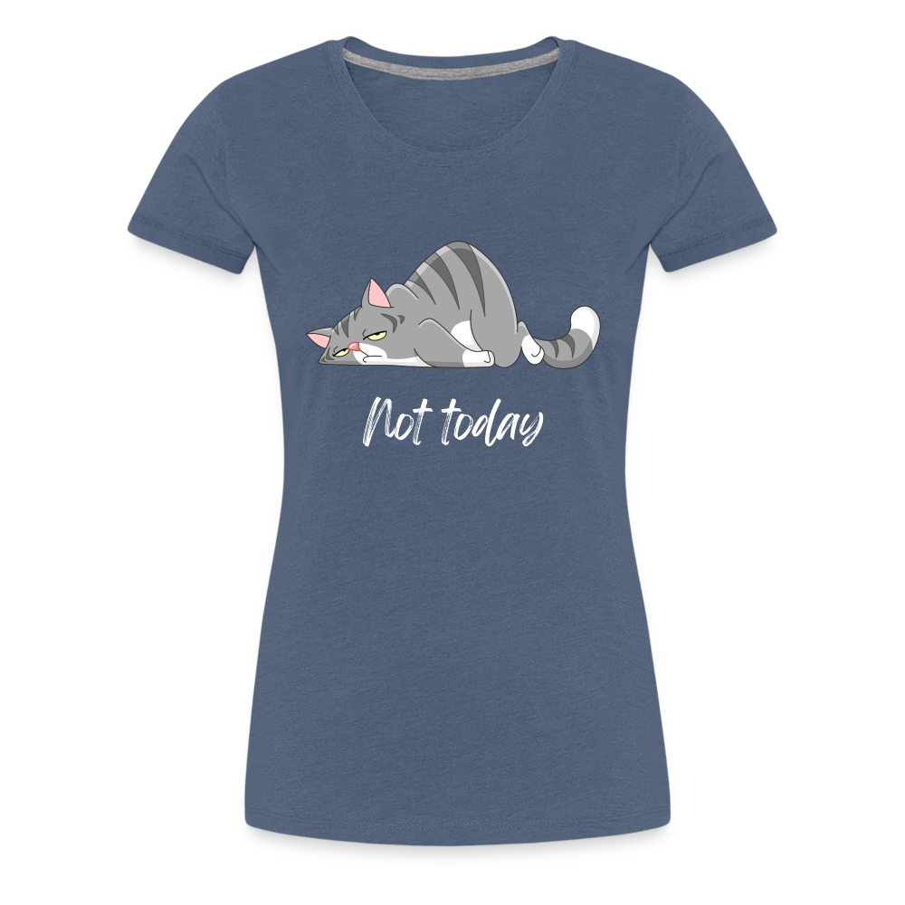 Not Today Tee - heather blue