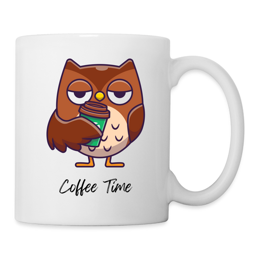 Owl Coffee Mug - white