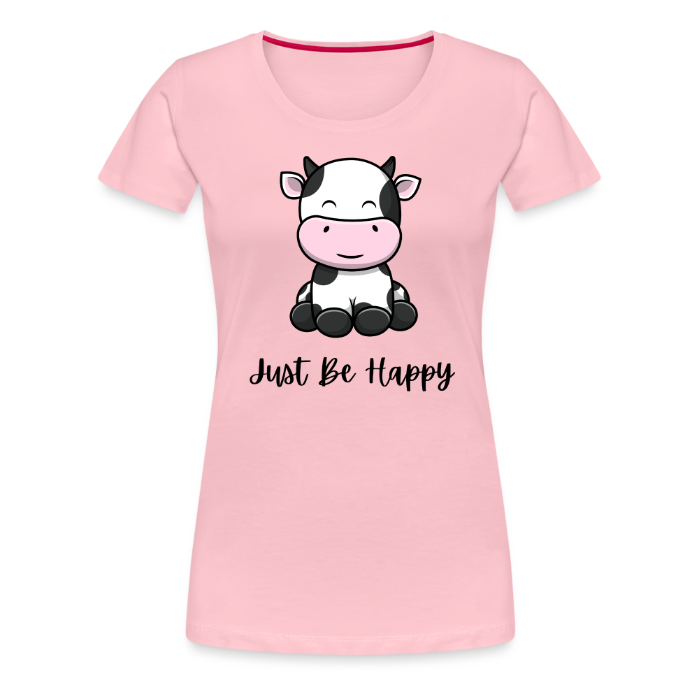 Just Be Happy Tee - rose shadow