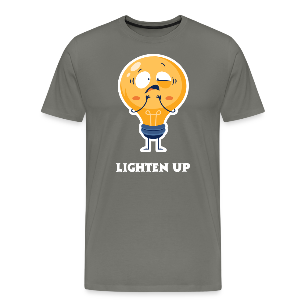 Lighten Up Tee - asphalt