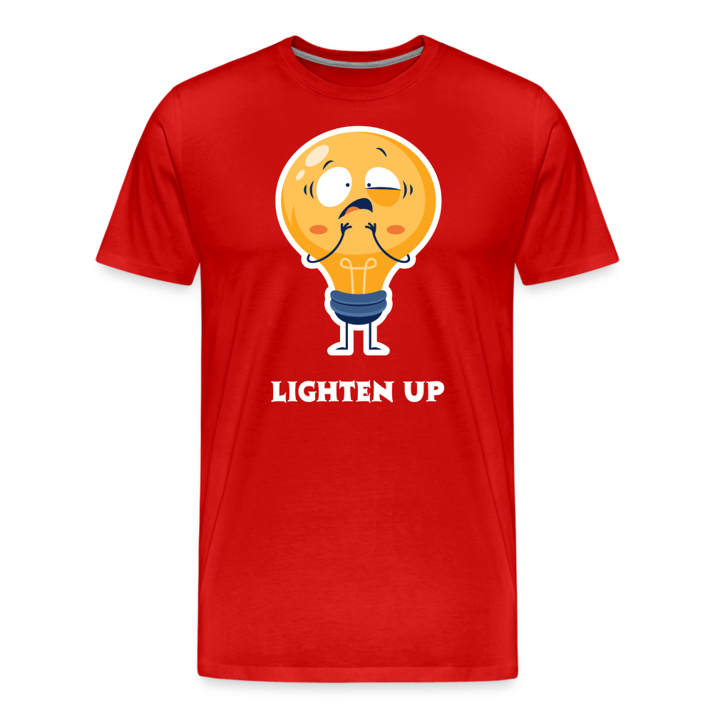 Lighten Up Tee - red