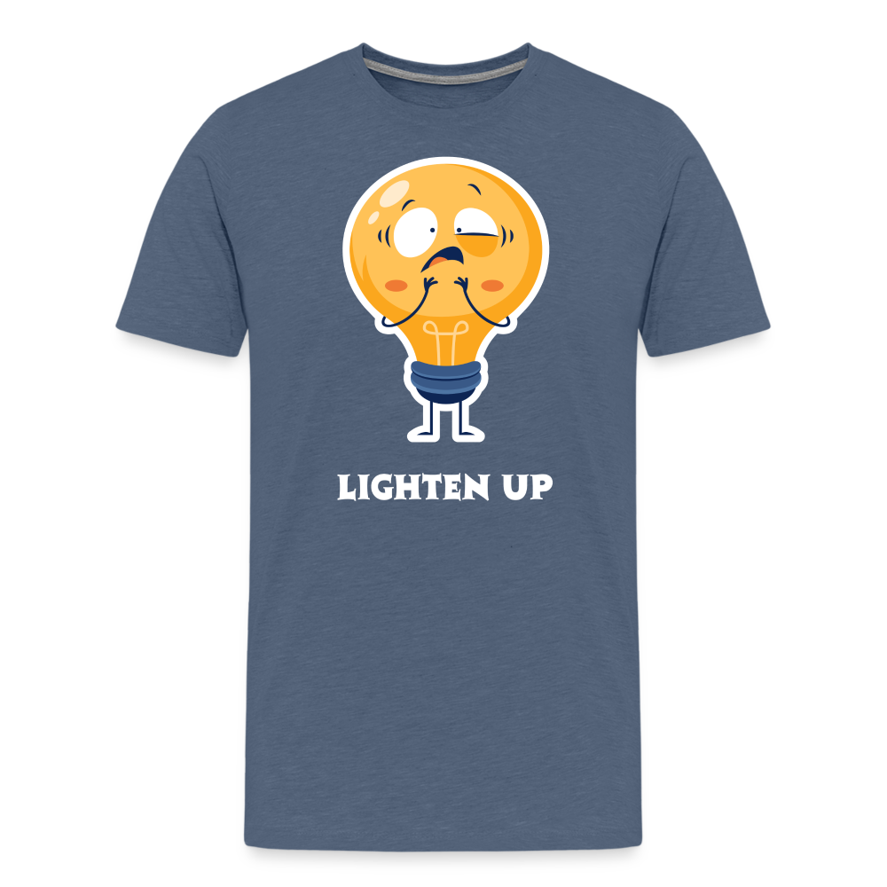 Lighten Up Tee - heather blue