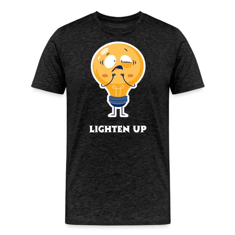 Lighten Up Tee - charcoal grey