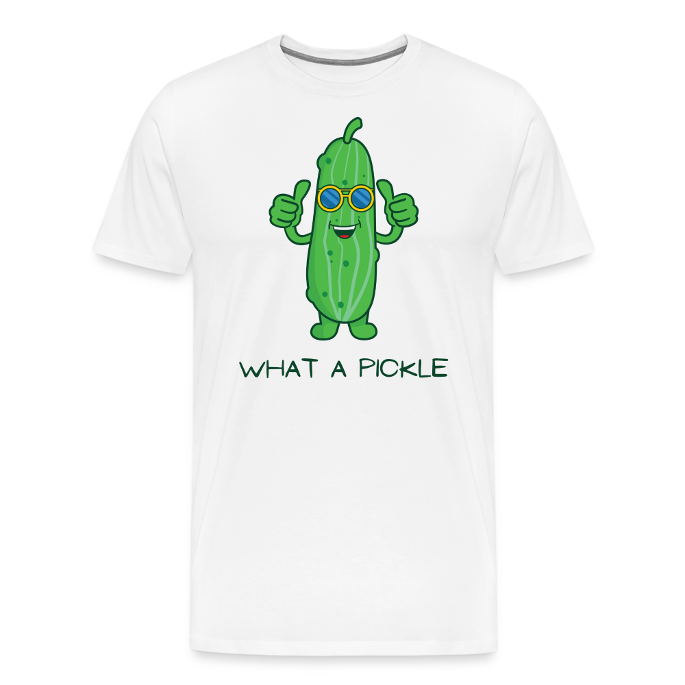 What a Pickle Tee - white