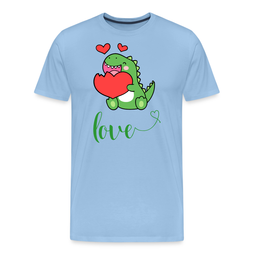 Dino Love Tee - sky