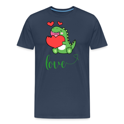 Dino Love Tee - navy