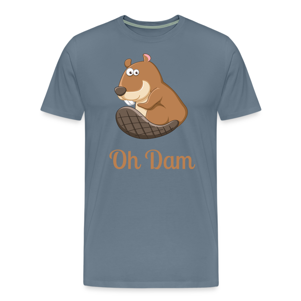 Oh Dam Tee - steel blue