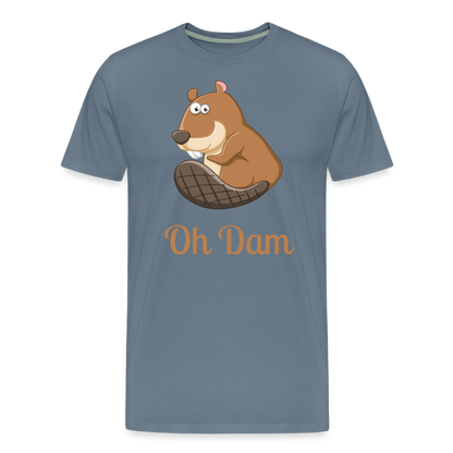 Oh Dam Tee - steel blue